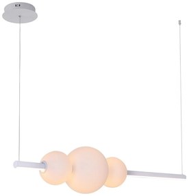 Azzardo AZ4426 - LED Stmievateľný luster na lanku SANDRA LED/48W/230V biela