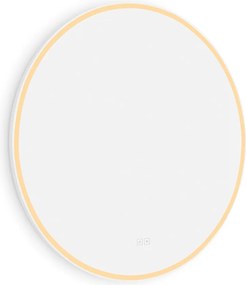 Nimco Biele okrúhle LED zrkadlo priem. 800 s dvoma dotykovými senzormi - ZPB 28002RVX-05