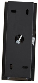 Moderné nástenné svietidlo čierne vrátane LED - Plaza