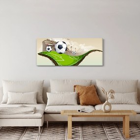 Obraz - Futbalové ihrisko (120x50 cm)
