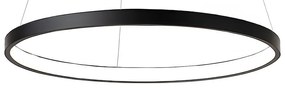 Toolight Toolight, LED závesné osvetlenie 80cm LHJ012-CP, čierna matná, OSW-50045