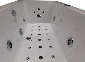 Terra Hydromasážna vírivá vaňa RAMONA 640H 180x90 s ohrevom vody