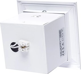 Podhľadové svietidlo Blocco, 1x biele kovové tienidlo, (možnosť polohovania), w