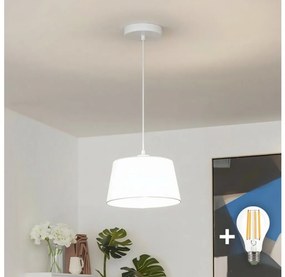 Brilagi - LED luster na lanku CERIA 1xE27/40W/230V pr. 25 cm biela