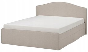 IKEA RAMNEFJALL Čalúnený rám postele, Kilanda svetlo béžová, 160 x 200 cm jednolôžkové
