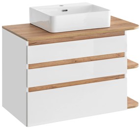 Kúpeľňová závesná skrinka pod umývadlo na dosku SWIFT 94 cm