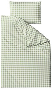 Krepové obliečky do postieľky Renforcé GRENTIS zelené Rozmer obliečky: 45 x 65 cm | 90 x 140 cm