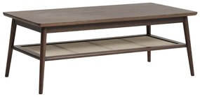 Hnedý konferenčný stolík s doskou v dubovom dekore 60x120 cm Barrali – Unique Furniture