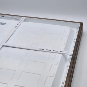 Brilagi-LED Kúpeľňové svietidlo WOODY FRAME LED/40W/230V 60x60 cm IP44 dub/orech