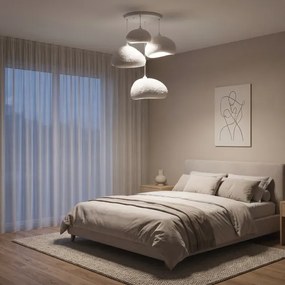 Brilagi - Závesné svietidlo WABI SABI na lanku 4xE27/40W/230V pr. 95 cm biela
