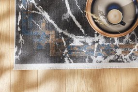Koberec Arte Piran Marble sivý / čierny