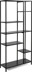 Regál AVENBERG ARCANA 165 x 80 cm čierny