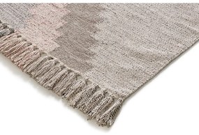 Béžový ručne tkaný koberec z recyklovanej bavlny 160x230 cm Chandia – Universal