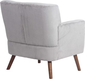 Kreslo Kioni látka cord - sivá