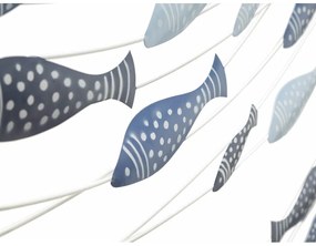 Kovová nástenná dekorácia 96,5x61 cm Pesci – Mauro Ferretti