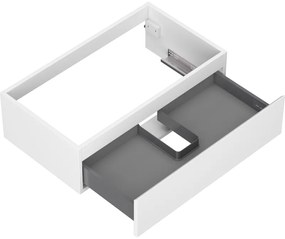 Mexen Orio, kúpeľňová skrinka 80 cm, 1 zásuvka, biela matná, 91A10-08023-1-BF01