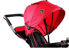 LEAN Toys Trojkolka PRO500 červená - ČIERNY RÁM