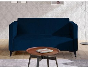 Moderná pohovka Denim 2, Dostupné poťahy: Solo 260, Farby nožičiek: lesk chróm