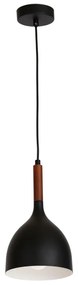 Luster na lanku NOAK WOOD 1xE27/60W/230V