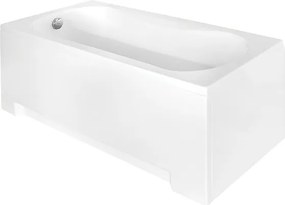 Besco Akrylátová obdĺžniková vaňa Aria Plus 130x70 (140x70, 150x70, 160x70, 170x70) BESCO-Rozmery: 140x70, BESCO-Farba: Biela