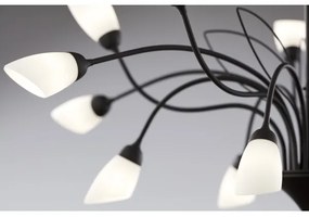 Jupiter 2057 - Luster na reťazi GLORIOSA 15xG9/14W/230V čierny