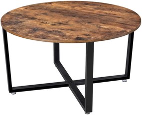 Hnedý konferenčný stolík TAYLOR 88x88