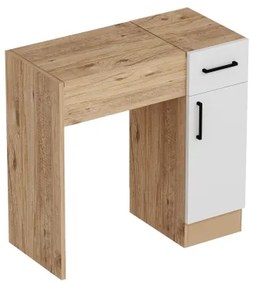 Toaletný stolík INCI 108,8x77 cm borovica atlantic/biela