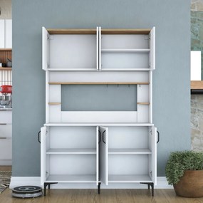 Skriňa Javy Walnut and White