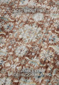 Kusový koberec Imagination New 106045 Red/Cream z kolekcie Elle, 80x150, červená, obývacia izba, ELLE Decoration