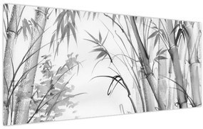 Obraz - Bambusový les (120x50 cm)