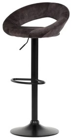 Autronic BONTEC Barová stolička, modrá, látka, AUB-822 BLUE4 Farba: Hnedá