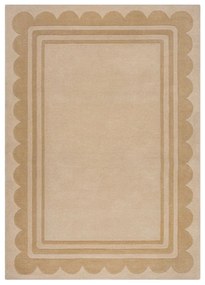 Flair Rugs, Ručne všívaný kusový koberec Lois Scallop Natural, 120x170, béžová, chodba / predsieň