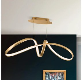 Orion HL 6-1663 - LED Stmievateľný luster na lanku CIRCUS LED/36W/230V zlatá