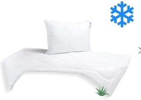 SET Prikrývka Aloe Vera 140x200cm zimná 1300g + Vankúš UNICO AloeVera 70x90cm 900g