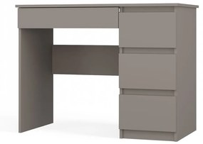 Písací stôl Mijas 98 cm pravý kávové latté