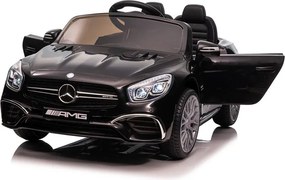 LEAN CARS Autobatéria Mercedes SL65 S Čierne lakované LCD