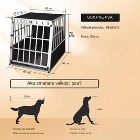 InternetovaZahrada Prepravka pre psa L - 90x66x72 cm