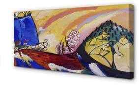 Obraz canvas Painting with Troika - Wassily Kandinsky 100x50 cm