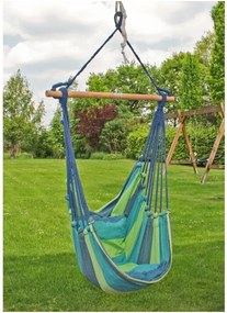 Zelené závesné záhradné kreslo ADDU Tobago