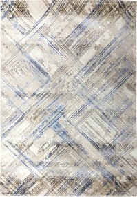 Koberec G505M WHITE/DARK BLUE ASTHANE Veľkosť: 140x200cm