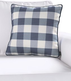 Gabika so šnúrkou, obliečka na vankúš farba produktu tmavomodrá látka vzorované