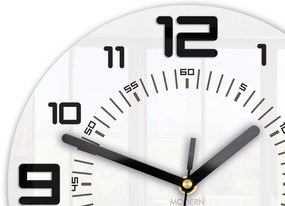 Nástěnné hodiny Armando 28 cm černé/bílé