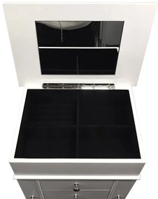 Skrinka na šperky, biela