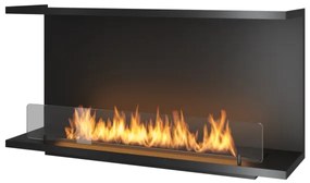 InFire - Vstavaný BIO krb 100x50 cm 3kW čierna