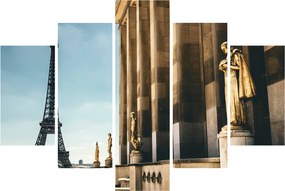Obraz z Trocaderského námestia, Paríž (150x105 cm)