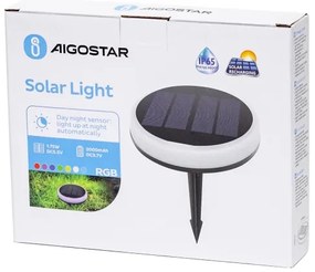 Aigostar - LED RGB Solárne svietidlo LED/0,6W/3,7V IP65