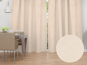 Biante Dekoračný záves - Paris TF-002 Svetlo béžový 150x140 cm