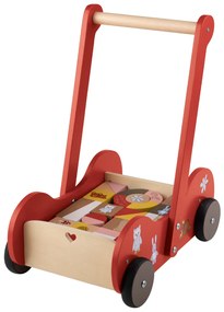 Playtive Drevený vozík (červená) (100356726)