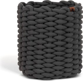 Látkový košík ø 25x25 cm Peach Skin Round M – Bigso