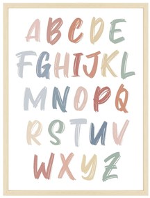 Baby Education - abeceda - obraz do detskej izby Bez rámu  | Dolope